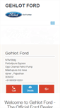 Mobile Screenshot of gehlotford.com